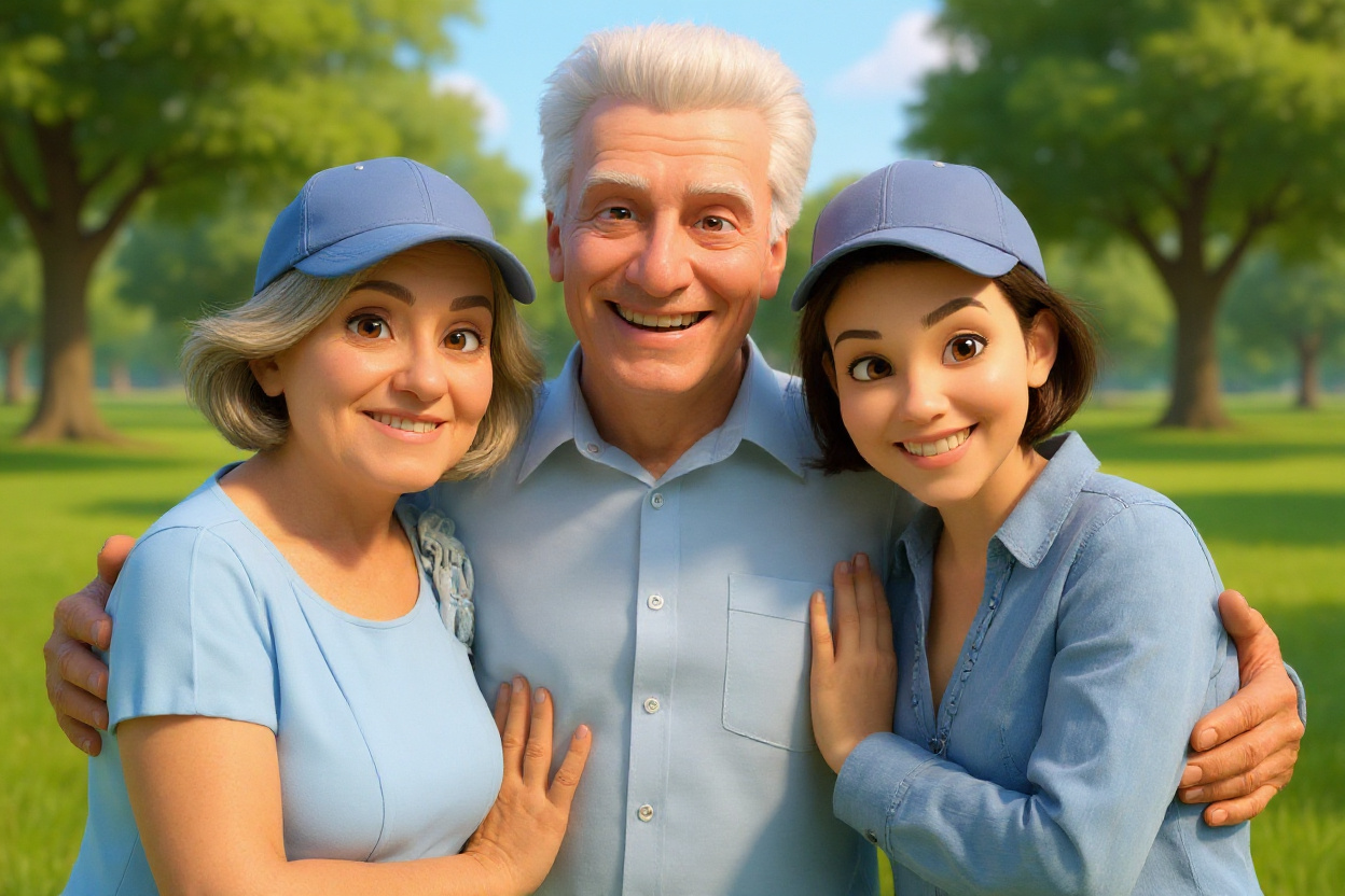 Modern 3D cartoon After