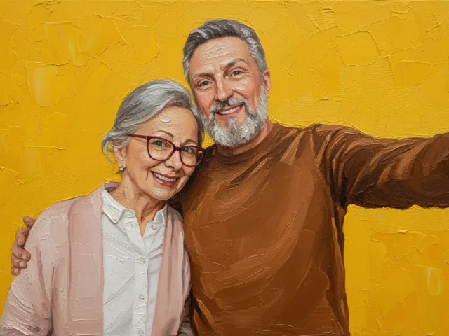 Impasto oil painting Après
