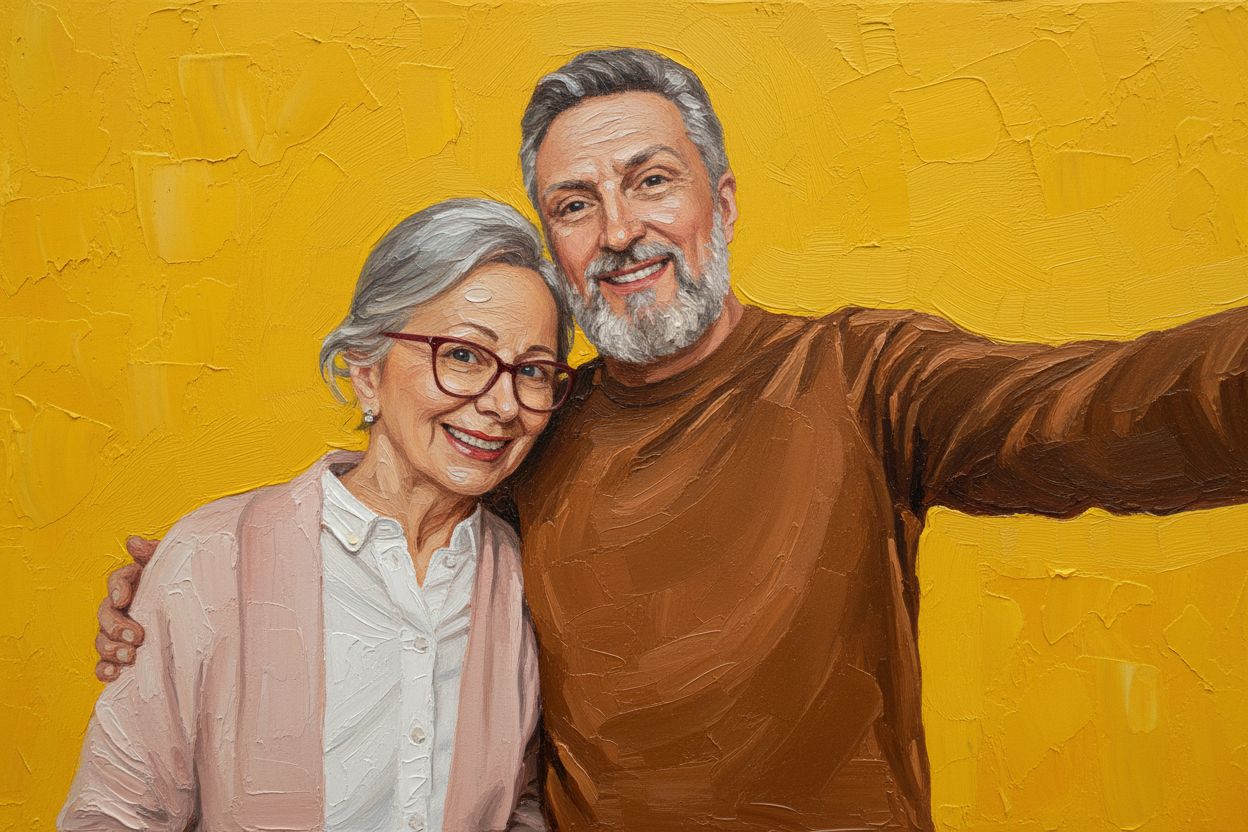 Impasto oil painting After