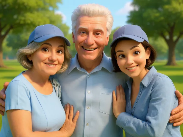 Modern 3D cartoon After