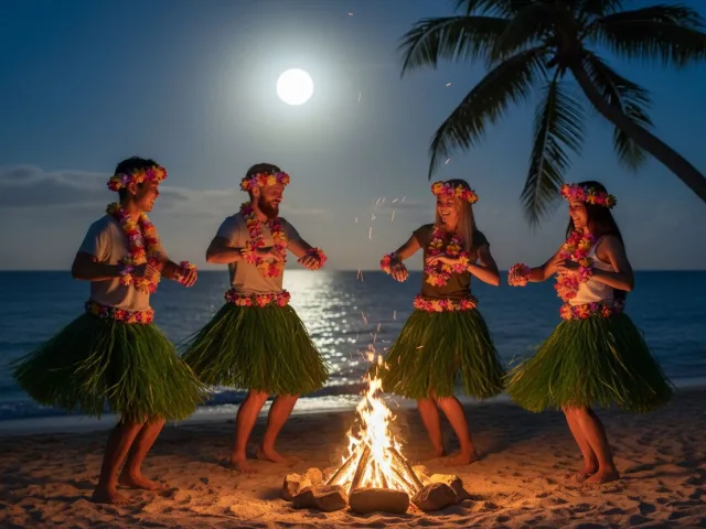 Hawaii Beach Party After