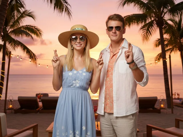 Tropical party Nachher