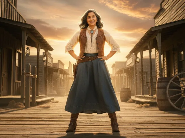 Old West Portrait After