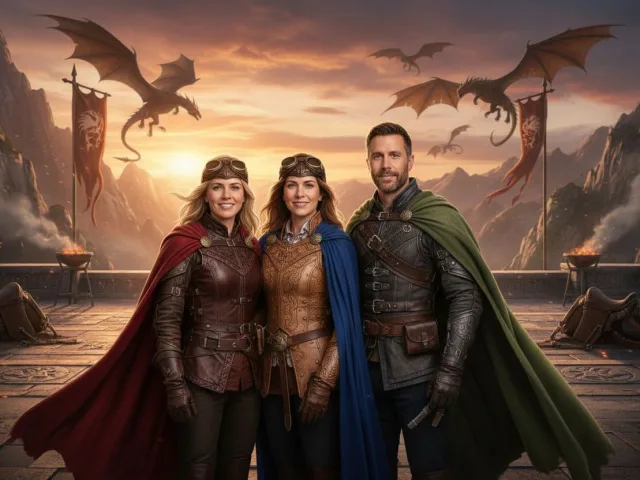 Dragon riders Po