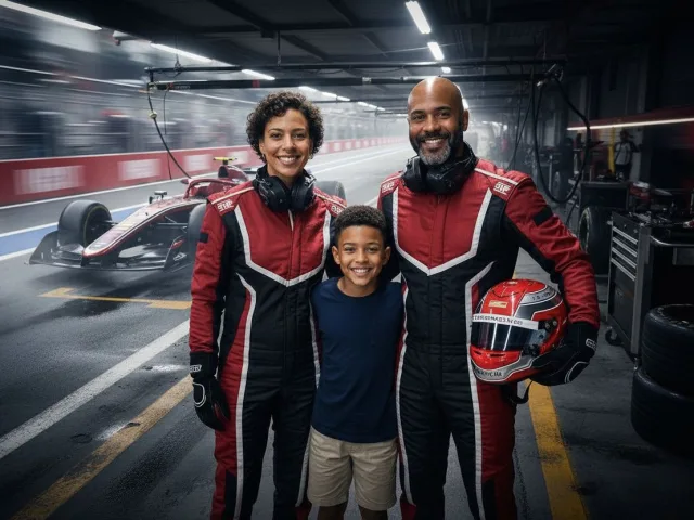 Formula racing crew Po