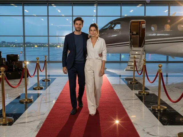 VIP Airport Arrival After