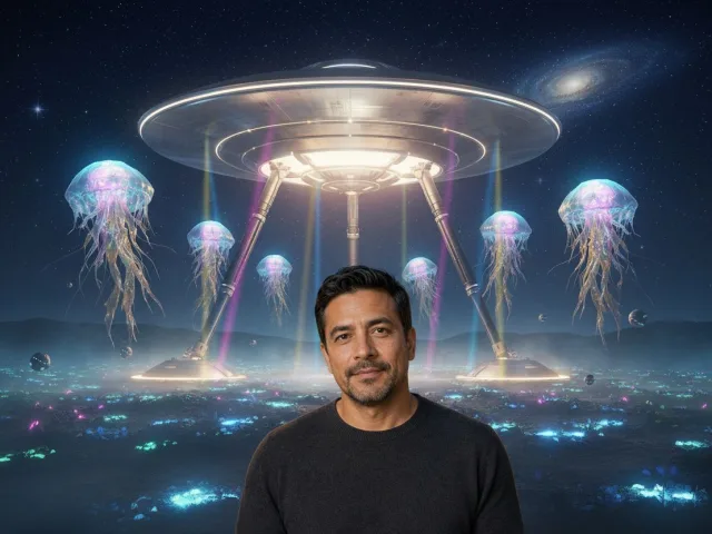 Peaceful UFO Landing Après