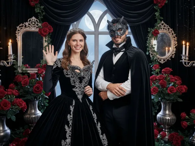 Gothic Midnight Masquerade Nachher