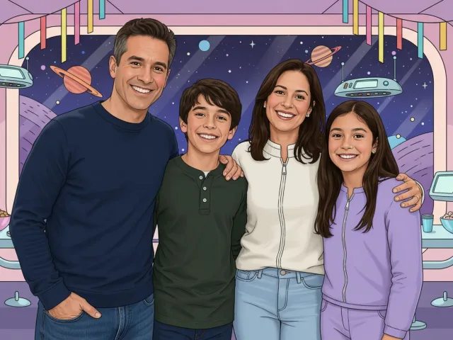 Space-Age Family Toon After